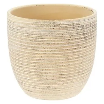 Keramický květináč Sia béžový