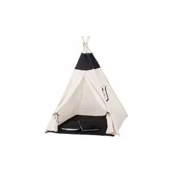 Dětský pokoj Teepee stan pro děti SPRINGOS Černý Wigwam