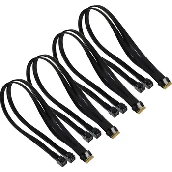 Kabel do PC Supermicro 4 NVMe Cable Kit for X12 Ultra SYS-610U-TNR,RoHS 4x )1x Slimline to 2x HD ) CBL-KIT-610U-TNR-4