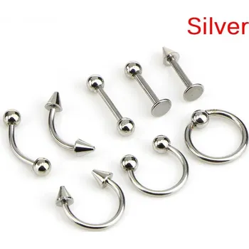 Piercing Sada piercingů | piercing - Stříbrná