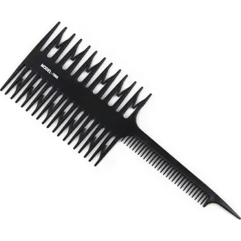 hřeben Profesionální kadeřnický hřeben na melír - černá
