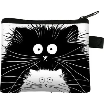 Peněženka Roztomilá mini peněženka s kočičím motivem | dětská peněženka - 29