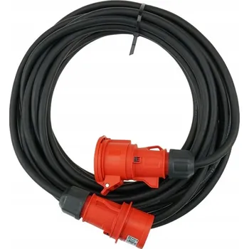 Napájecí kabel Prodlužovací Kabel TED 30 m 1 ks zásuvek černý