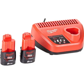 Příslušenství k nářadí Milwaukee M12NRG-202 Startovací sada (12V/2x2,0Ah) 4933459209 free_store_pickup