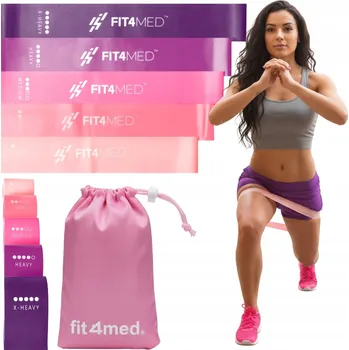 Posilovací guma Fit4Med 3-20 kg, 5 ks