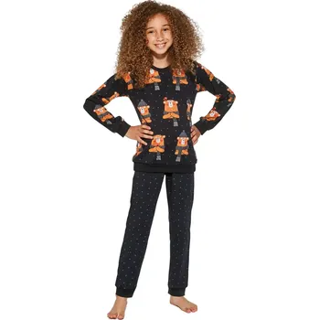 Pánské pyžamo Dívčí pyžamo 996/148 Bear - CORNETTE černá 110/116