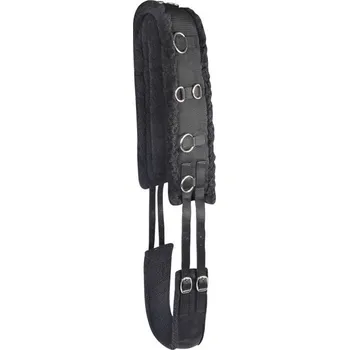 Lonžovací obřišník s beránkem – černý Barva: černá, Velikost: COB