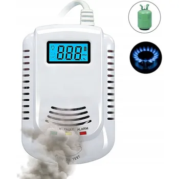 Bezpečnostní detektor DETEKTOR OXIDU UHELNATÉHO SENZOR ČADU DETEKTOR PLYNU