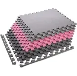 ONE Fitness - Ochranná puzzle podložka ONE fitness MP10 růžovo šedá