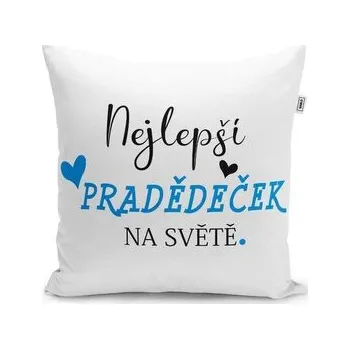 Polštář Nejlepší pradědeček na světě: 40x40 cm