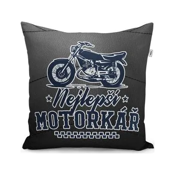 Polštář Nejlepší motorkář: 40x40 cm
