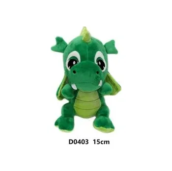 plyšák Smok ciemny zielony 15cm