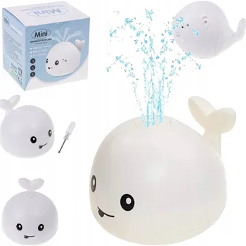 Hračka pro nejmenší HRAČKA DO KOUPELE VELRYBA FONTÁNA LED