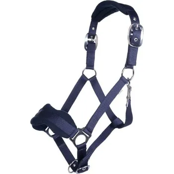 Ohlávka s fleesem LILY HKM Barva: Modrá, Velikost: FULL