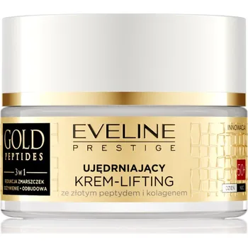 Pleťová kosmetika Eveline Cosmetics Gold Peptides liftingový zpevňující krém 50+ 50 ml