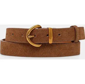 Opasek Semišový pásek Answear.LAB BZ.9.cjk hnědá 82X, vel. ONE SIZE