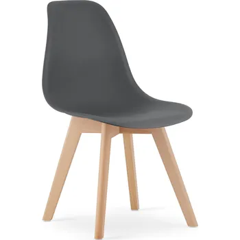 Nábytek Tmavě šedá židle KITO