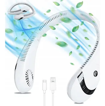 Domácí ventilátor MINI ZÁVĚSNÝ VENTILÁTOR NA KRK 3-RYCHLOSTNÍ S REGULACÍ A DISPLEJEM