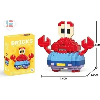 ostatní stavebnice Stavebnice SpongeBob | Styl Lego - W2601-43,bez krabice