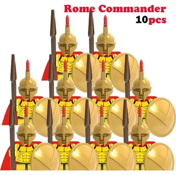 ostatní stavebnice Středověké vojenské stavebnice, římský voják | lego styl figurky a komponenty - XH647-10pcs