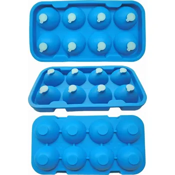 Tvořítko na led Silikonová forma na ledové koule, 8 ks Bareq BAR PROFESSIONAL