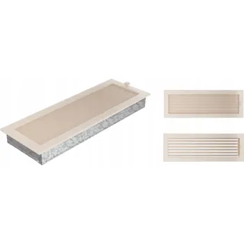 Větrací mřížka Mřížka výdechová lakovaná Kratki béžová