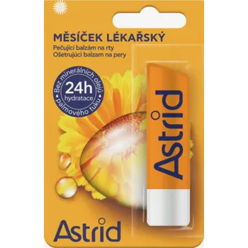 Péče o rty Astrid pečující balzám na rty Měsíček lékařský 4,8 g