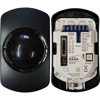 Pohybové čidlo DETEKTOR POHYBU, INFRAČERVENÝ (PIR), IMUNNÍ PROTI ZVÍŘATŮM, ČERNÝ TEXECOM