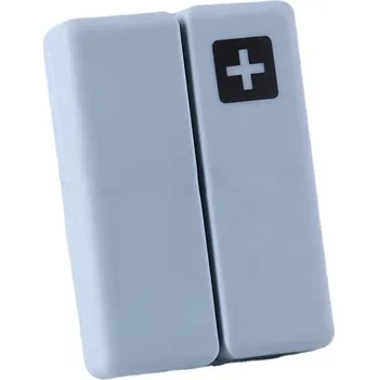 Lékovka Přenosný týdenní dávkovač léků | Krabička na léky, Cestovní organizér - Modrá