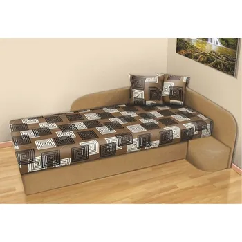 Postel Čalouněná postel Ulina 200x80 Hnědá