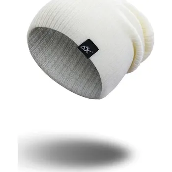 Čepice Zimní čepice dámská a pánská háčkovaná teplá | Stylová ochrana hlavy - Bílá