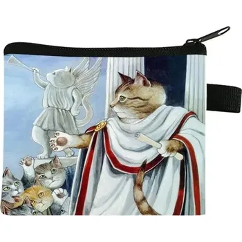 Peněženka Roztomilá mini peněženka s kočičím motivem | dětská peněženka - 10