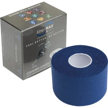 Tejpovací páska Kine-MAX Team Tape - Barevná neelastická tejpovací páska 3,8cm x 10m - Modrá Neelastická tejpovací páska pro pevnou fixaci při sportu