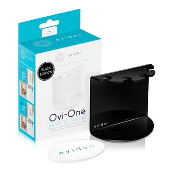 Náhradní hlavice k elektrickému kartáčku OVIDEN Ovi-One držák na 4 hlavice, černý