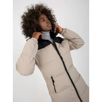 Dámská casual bunda Dámská bunda Fashionhunters Winter Honey Winter krémová 1983678