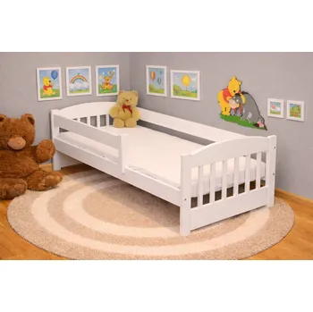 Dětsný nábytek Postel Edík 160x80 cm bílá + rošt ZDARMA