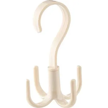 Věšák Úsporný věšák na oblečení | Organizér na kabelky, věšák na boty, věšák na pásky, věšák na šály - Béžová