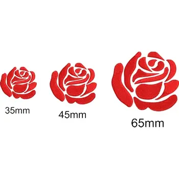 Vyšívací vzor růže 01