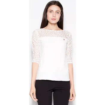 Dámská košile Dámská halenka VT011 ecru - Venaton XL