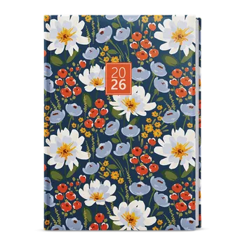 Diář Oskar Lamino A5 Týdenní 2026 Květiny