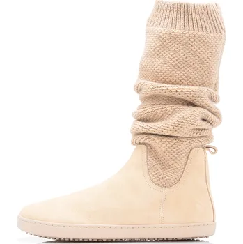 Dámské kozačky Shapen Knitty Vanila Leather barefoot kozačky Velikost boty (EU): 37, Vnitřní délka boty: 243, Vnitřní šířka boty: 93