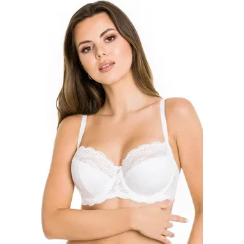 Dámské oblečení Dámská podprsenka 01096 bílá - Mediolana 80K