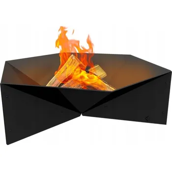 VELKÉ ZAHRADNÍ OHNIŠTĚ NA TERASU, DO ZAHRADY, GRIL, 69,2 CM, OCEL 3MM GAMMA