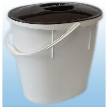 Podlahový mycí stroj Vědro 12L PH ovál s víkem AP hnědo/bílé CZ (ilustrační foto)