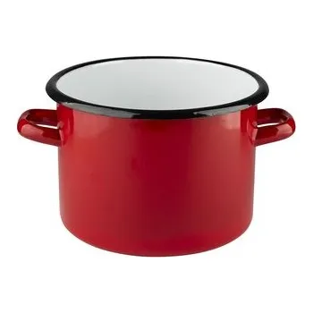 Hrnec SMALTOVANÝ HRNEC 22CM 7L ČERVENÉ