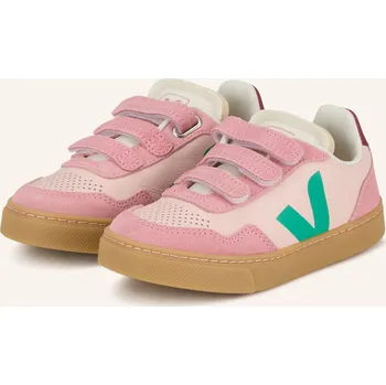 Dámská obuv Veja Dívčí Teniska V-90, růžová / tmavě červená / zelená, 26