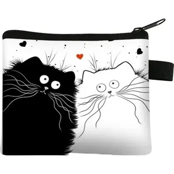 Peněženka Roztomilá mini peněženka s kočičím motivem | dětská peněženka - 7