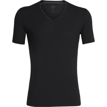 funkční triko pánské ICEBREAKER M Anatomica SS V BLACK - XL