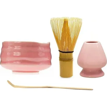 Čajovna Japonská keramická sada na matcha čaj - E