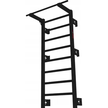 Kovové žebřiny s hrazdou oválné vodorovné tyče